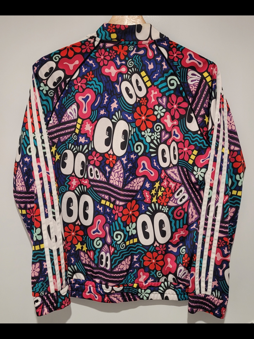 Adidas Hattie Stewart Eyes Multicolor Graphic Track Jacket - Picture 11 of 11